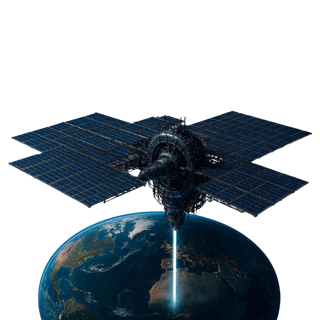 Construção Estação de Energia Orbital